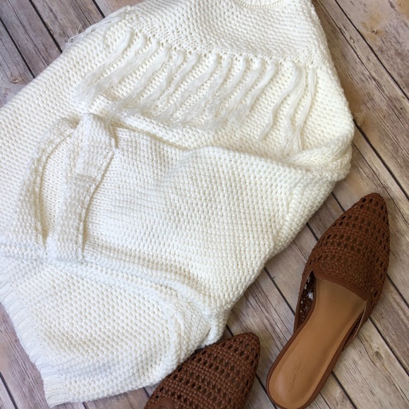 Fringe Bell Sleeve Sweater - Picture 8 of 8